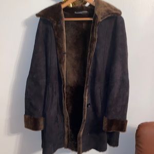 Stefania sarle shearling coat